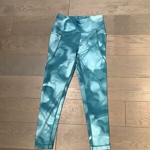 Athletic Works Teal Swirl Women’s Leggings